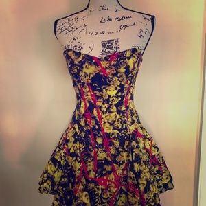 Bebe fit and flare dress